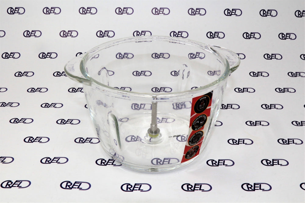 Contenitore Di Vetro Con Coperchio Tritatutto Russell Hobbs Desire, Matte Black