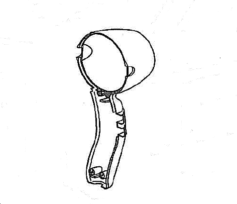 Coperchio Nero Phon Parlux Type 315, 315/1