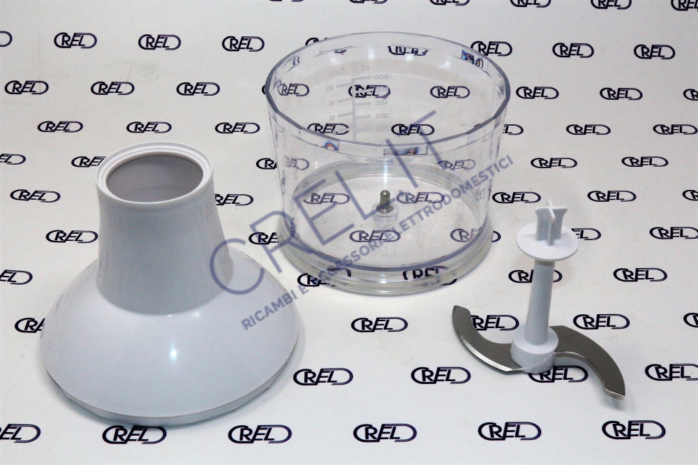 Kit Boccia E Lama Frullatore Ad Immersione Imetec Hb3, Hb4