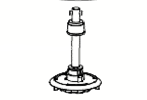 Perno Completo In Acciaio Impastatrice Imetec Cakelover