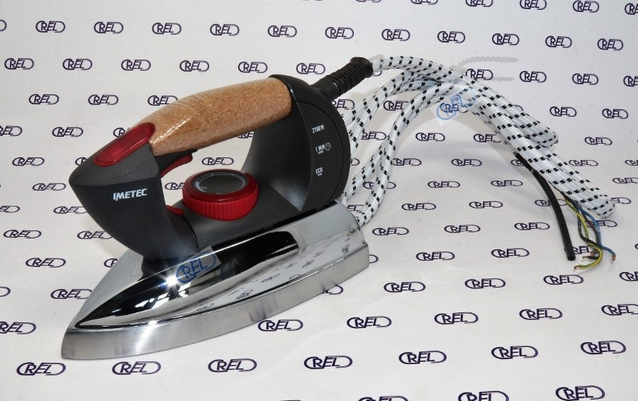 Ferro Bianco Completo Di Cavo Doppio Imetec Zerocalc, Ecocompact