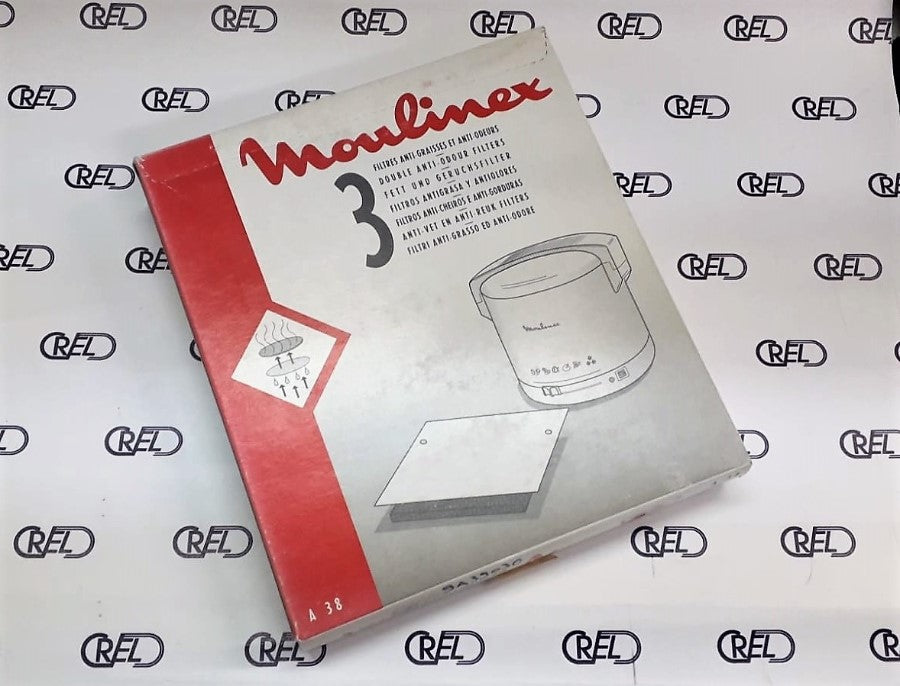 Kit Filtri Antigrasso E Antiodore Friggitrice Moulinex A38
