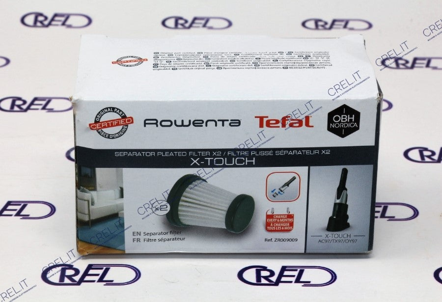 2 Filtri Aspirabriciole Rowenta Xtouch Zr009009