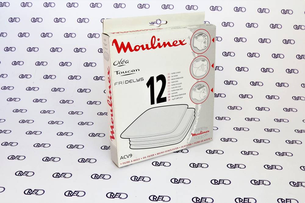 12 Filtri Olio Friggitrice Moulinex Toucan