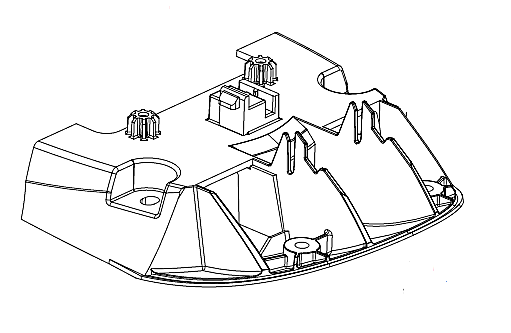 Calottina Inferiore Ferro A Caldaia Philips Gc7610