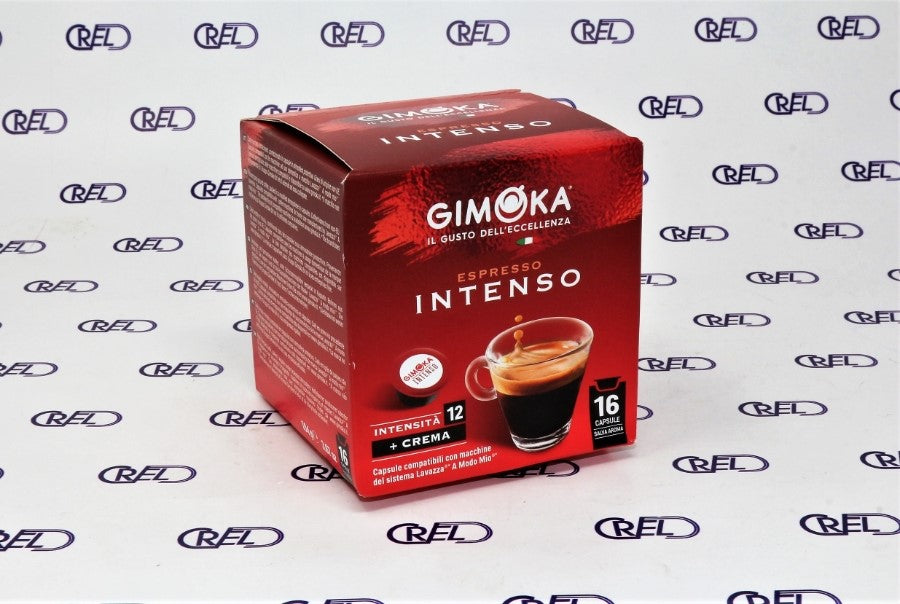 16 Capsule Compatibili A Modo Mio Gimoka Intenso