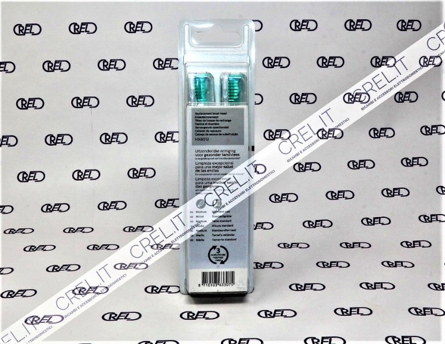 2 Testine Originali Di Ricambio Spazzolino Philips Proresults C1