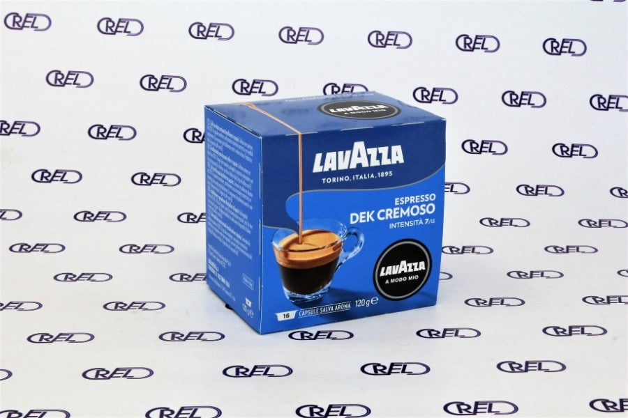 16 Capsule Originali Dek Cremoso Lavazza A Modo Mio