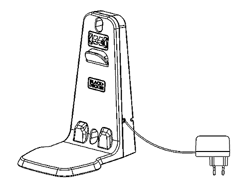 Base Di Ricarica Aspiratore Portatile Black E Decker Bhhv3