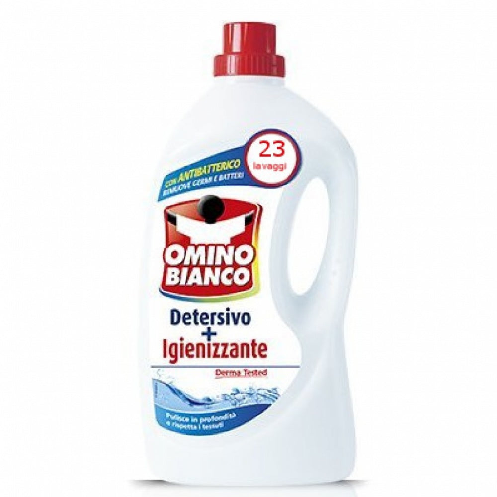 Omino Bianco Detersivo Lavatrice E Igienizzante 23 Lavaggi