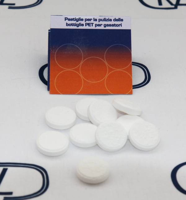 10 Pastiglie Pulizia Bottiglie Pet Per Gasatori