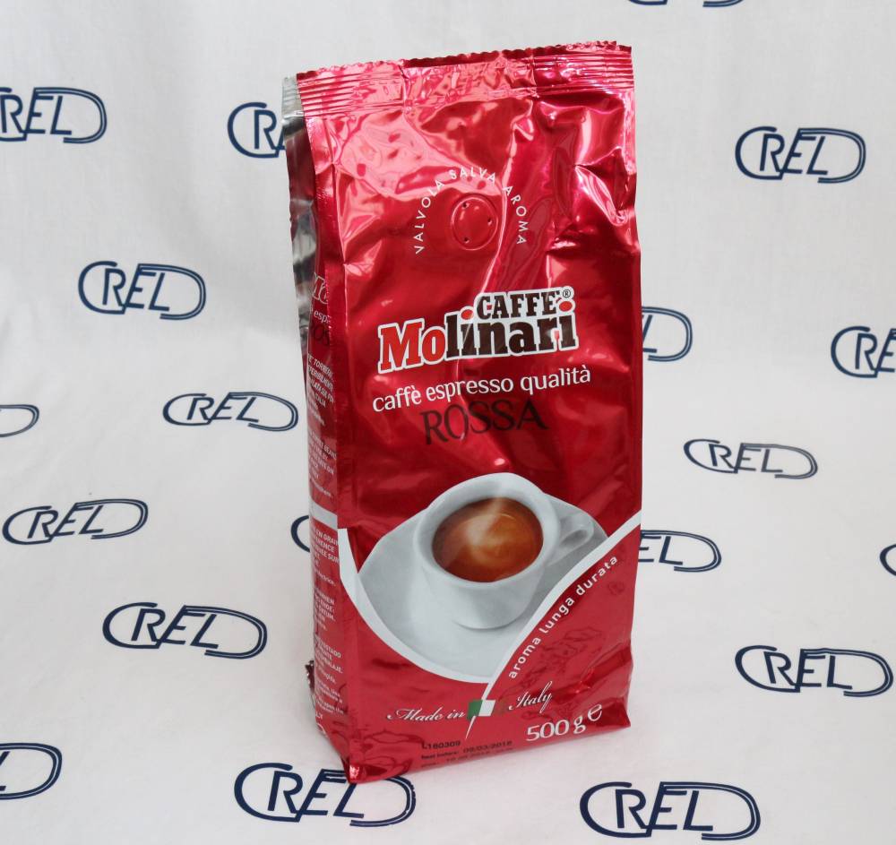 Qualità Rossa In Grani Caffè Molinari 500 Gr