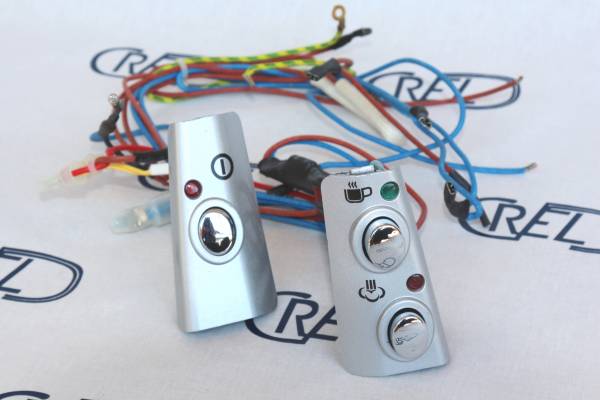 Kit Interruttori Grigi Con Termostati Macchina Da Caffè Bialetti Mokona Usati