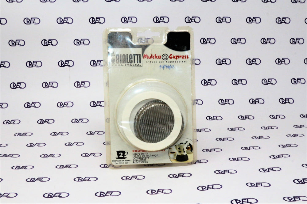 Filtro E Guarnizione 2 Tazze Bialetti Mukka Express