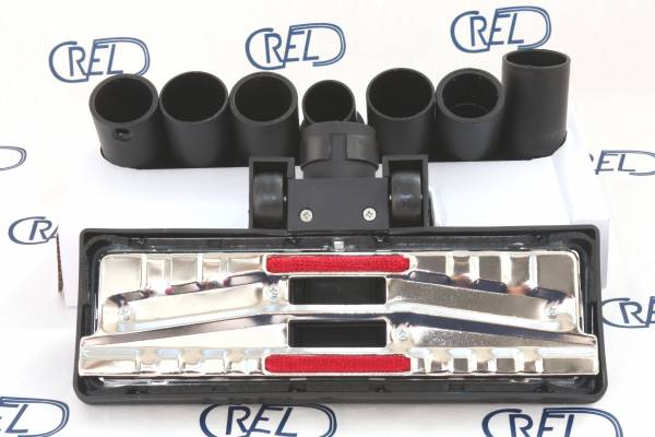 Spazzola Pavimenti Con Ruote Universale Con 7 Raccordi