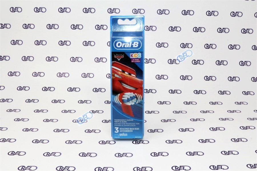 3 Testine Di Ricambio Braun Oral B Eb 10-3 Kids