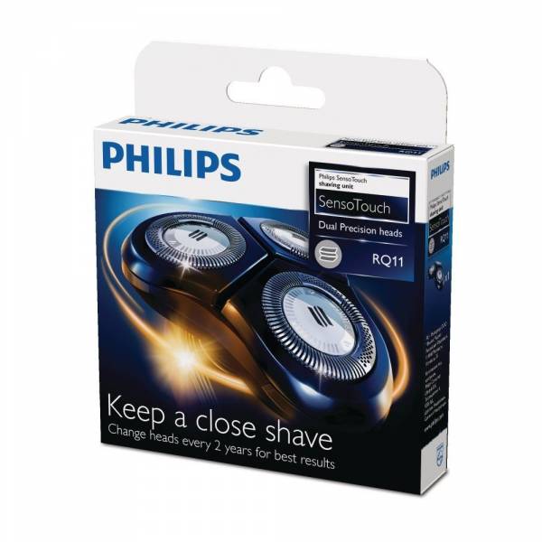 3 Testine Di Ricambio Rasoio Elettrico Philips Rq11/50 Spedizione Gratuita