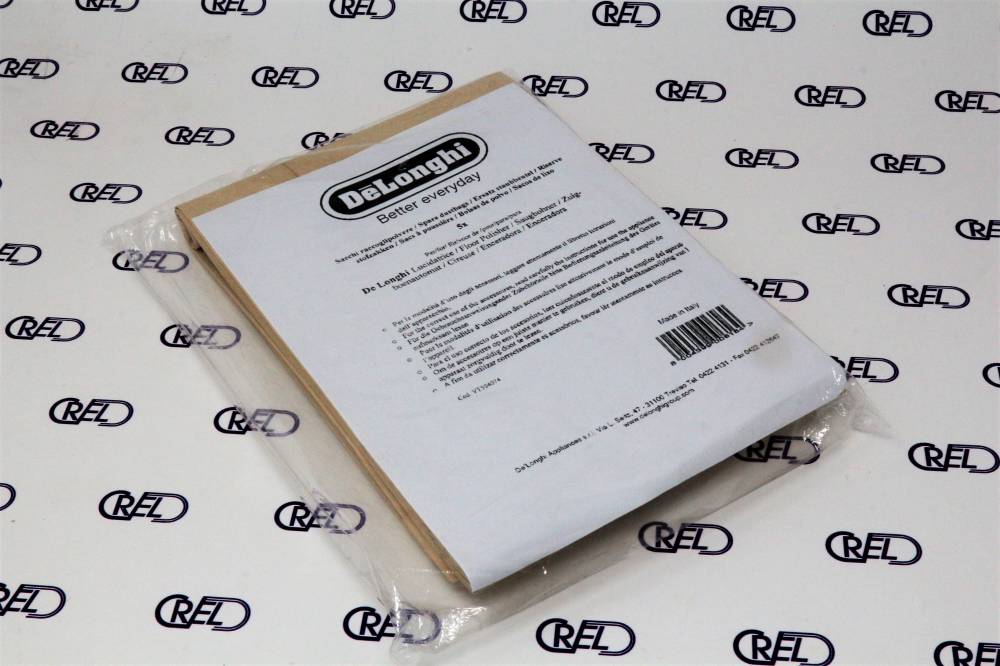 5 Sacchetti Filtranti De Longhi Per Lucidatrice