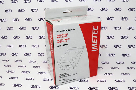 5 Sacchetti Polvere Aspirapolvere Imetec Eco 8391