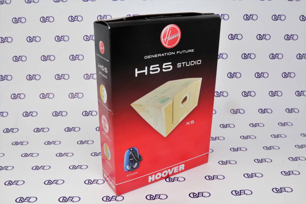 5 Sacchetti Polvere Hoover H55 Studio