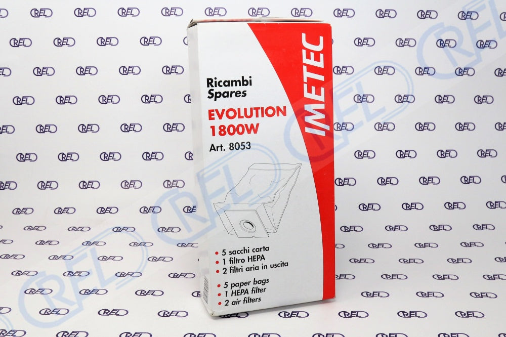 5 Sacchetti Polvere Originali Aspirapolvere Imetec Evolution