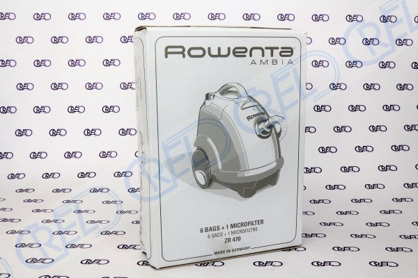 6 Sacchetti Polvere Originali Rowenta Zr470 Ambia