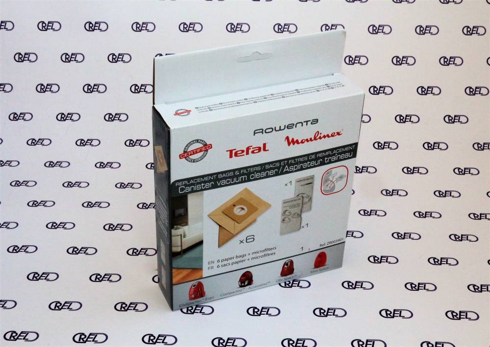 6 Sacchetti Polvere Rowenta City Space Compacteo