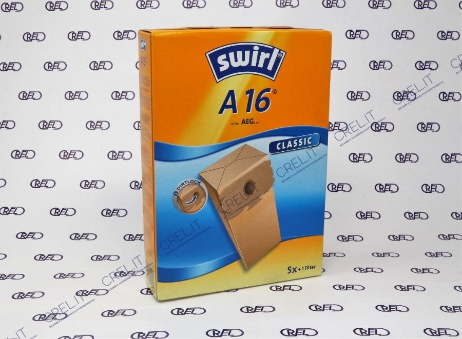5 Sacchetti Filtranti Compatibili Swirl A16