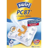4 Sacchetti Microfibra Aspirapolvere Swirl Pc87