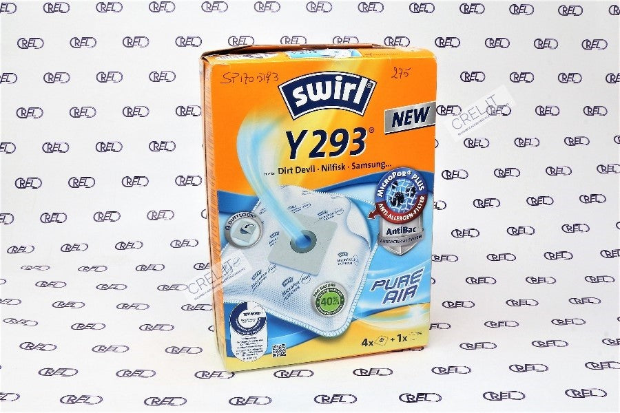 4 Sacchetti Microfibra Aspirapolvere Swirl Y293