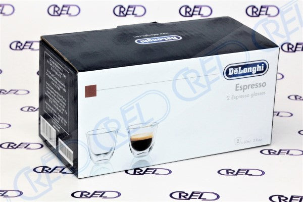 2 Bicchieri Caffè Espresso De Longhi A Doppia Parete