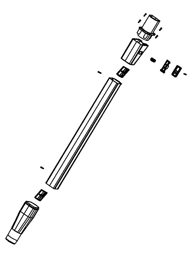 Assieme Tubo Scopa Elettrica Black E Decker Bxvms600e