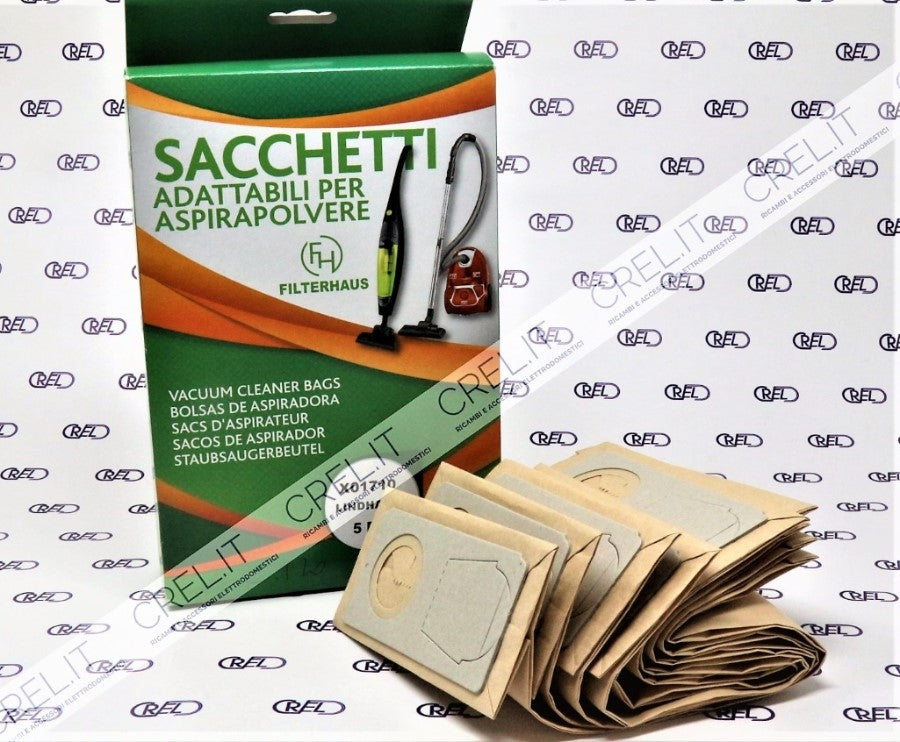 5 Sacchi Carta Adattabili Linhdhaus Dp5 Hepa Valzer