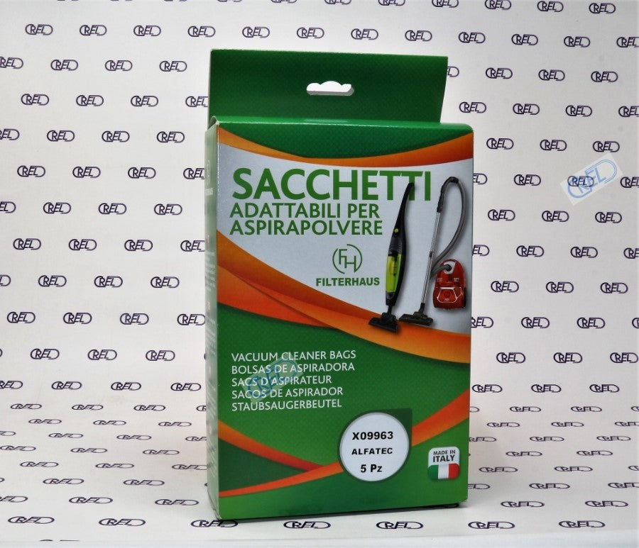 5 Sacchi Carta Scopa Alfatec Coccodrillo