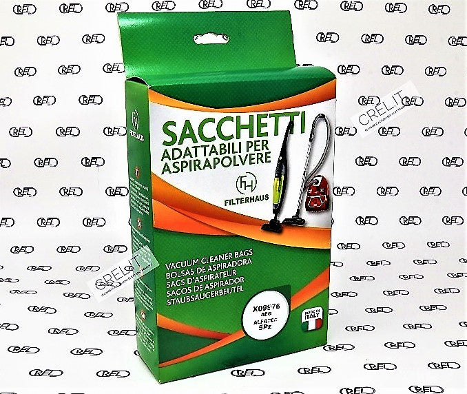 5 Sacchetti Filtranti Compatibili Aeg Vampyr Ce 220