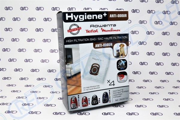 4 Sacchetti Polvere Rowenta Silence Force Antiodore