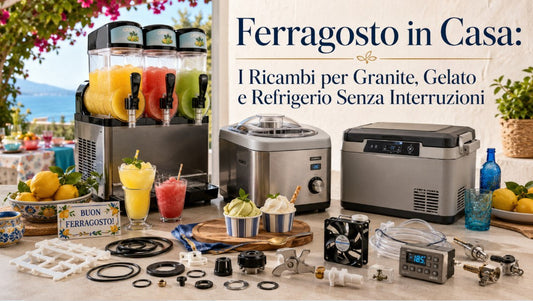 Ferragosto in Casa: I Ricambi per Granite, Gelato e Refrigerio Senza Interruzioni