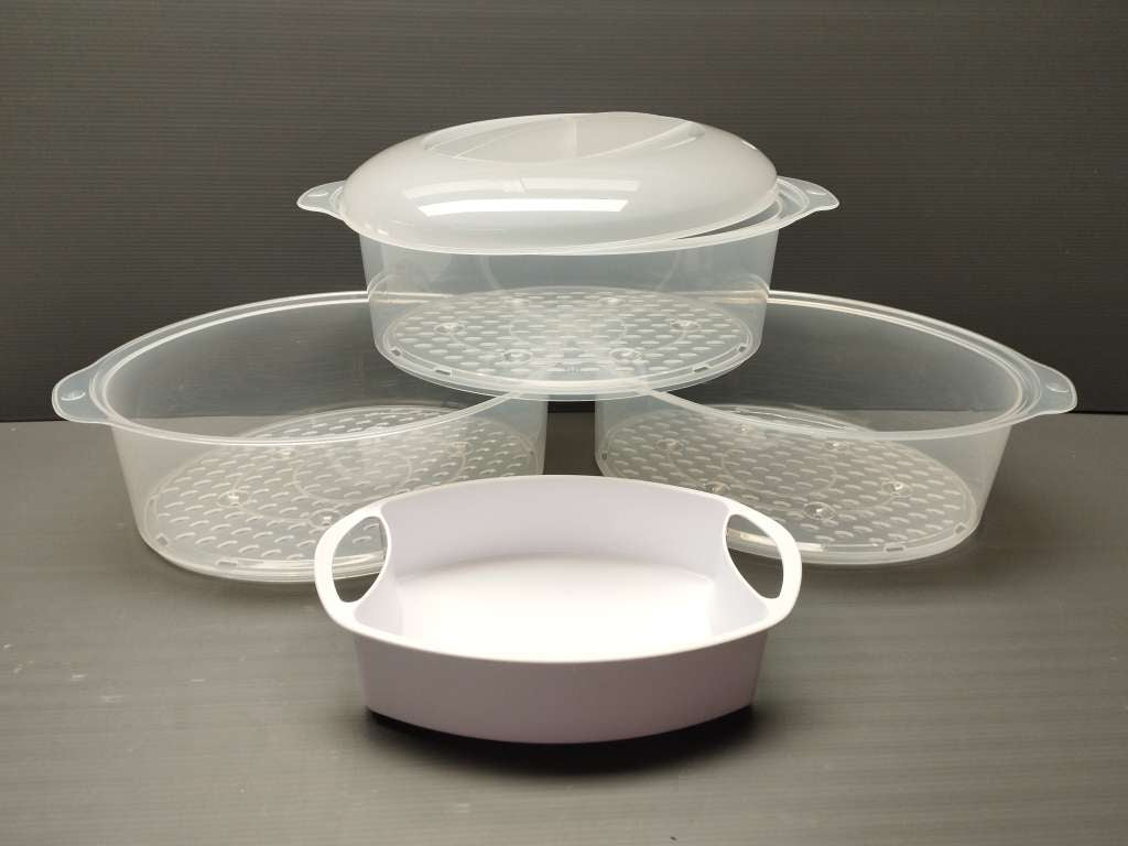 Kit Vaschette Complete Con Coperchio Vaporiera Russell Hobbs 19270-56