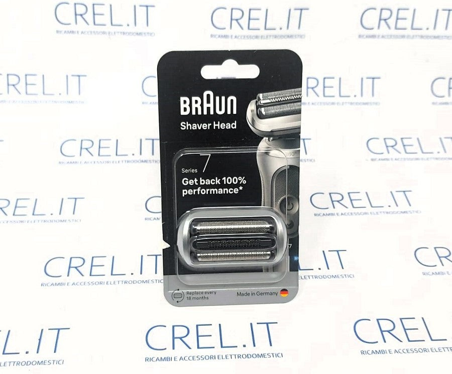 Assieme Testina Di Rasatura Argento Rasoio Braun 74s Spedizione Gratuita