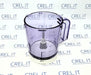 Assieme Bicchiere Frullatore In Plastica Braun K1000 Modello 3210 Usato