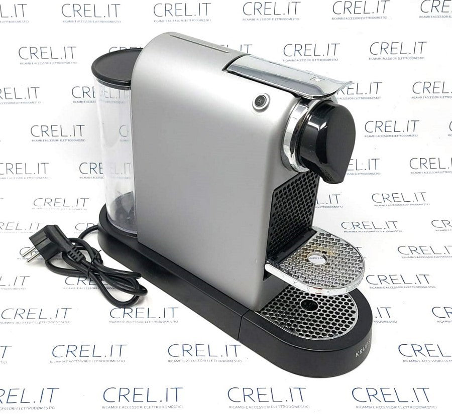 Macchina Da Caffè A Capsule Nespresso Krups Citiz Silver Xn740b Rigenerata Spedizione Gratuita