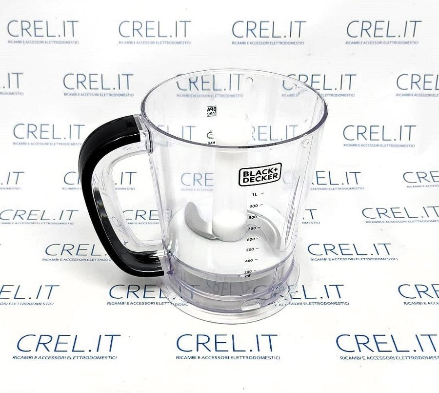 Contenitore Con Lama Frullatore Ad Immersione Black Decker Bxhba1501e