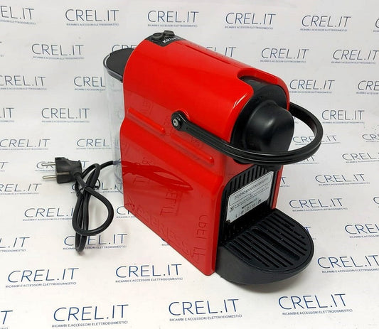 Macchina Da Caffè A Capsule Nespresso Krups Inissia Rossa Xn100510 Rigenerata Spedizione Gratuita