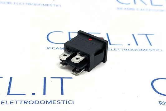 Interruttore Bipolare Luminoso Rosso 6a 250v 6a F339r
