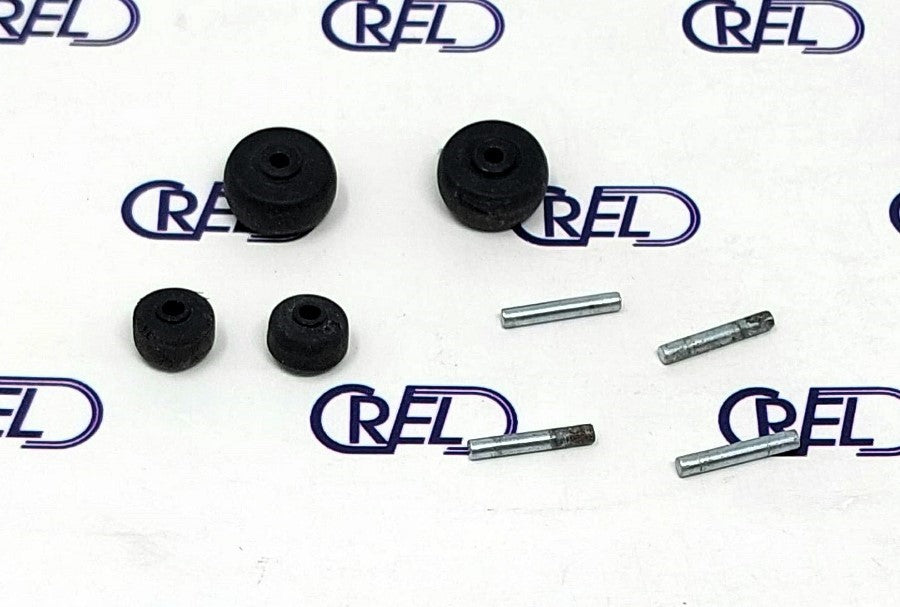 Kit Rotelle Spazzola Motorizzata Scopa Cordless De Longhi Kg1097 Usate