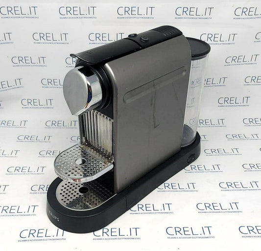 Macchina Da Caffè A Capsule Nespresso Krups Citiz Silver Xn700110 Rigenerata Spedizione Gratuita