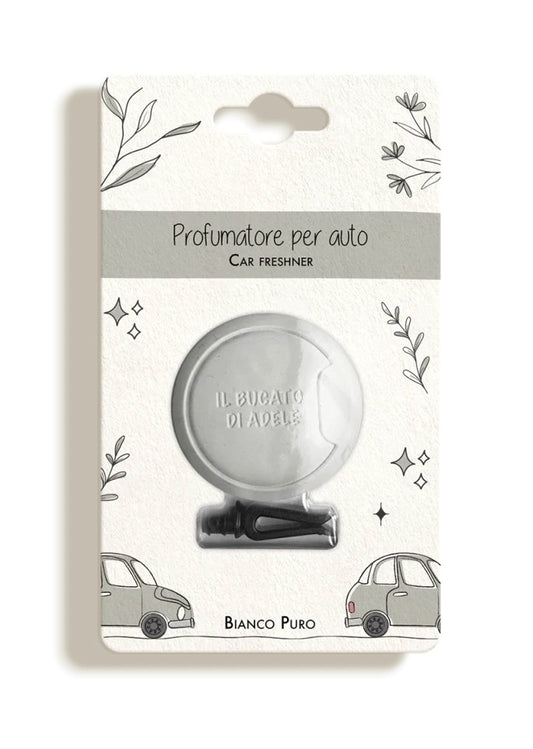 Profumatore Per Auto Il Bucato Di Adele Bianco Puro