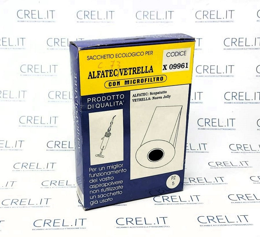 5 Sacchi Carta Alfatec Vetrella X09961
