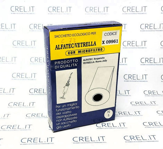 5 Sacchi Carta Alfatec Vetrella X09961