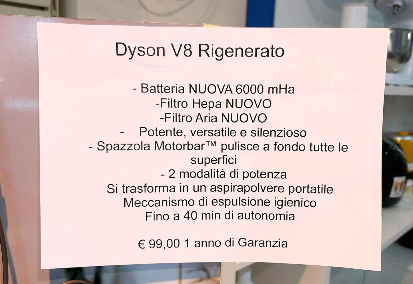 Scopa Cordless Dyson V8™ Rigenerata